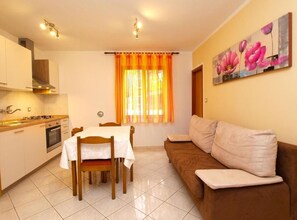 Apartment, 2 Bedrooms, Smoking, Patio | Dining room - Ground Floor Retreat With bbq (Rovinj)