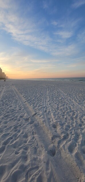 Sun loungers, beach towels