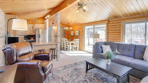 Unclassified image, 1 of 25, button - Near Golf & Lake: Breezy Point Resort Log Cabin (Pequot Lakes)
