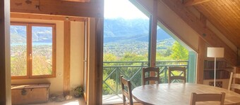 ST-JORIOZ, Spacieuse villa, vue sur le lac , 6 pers