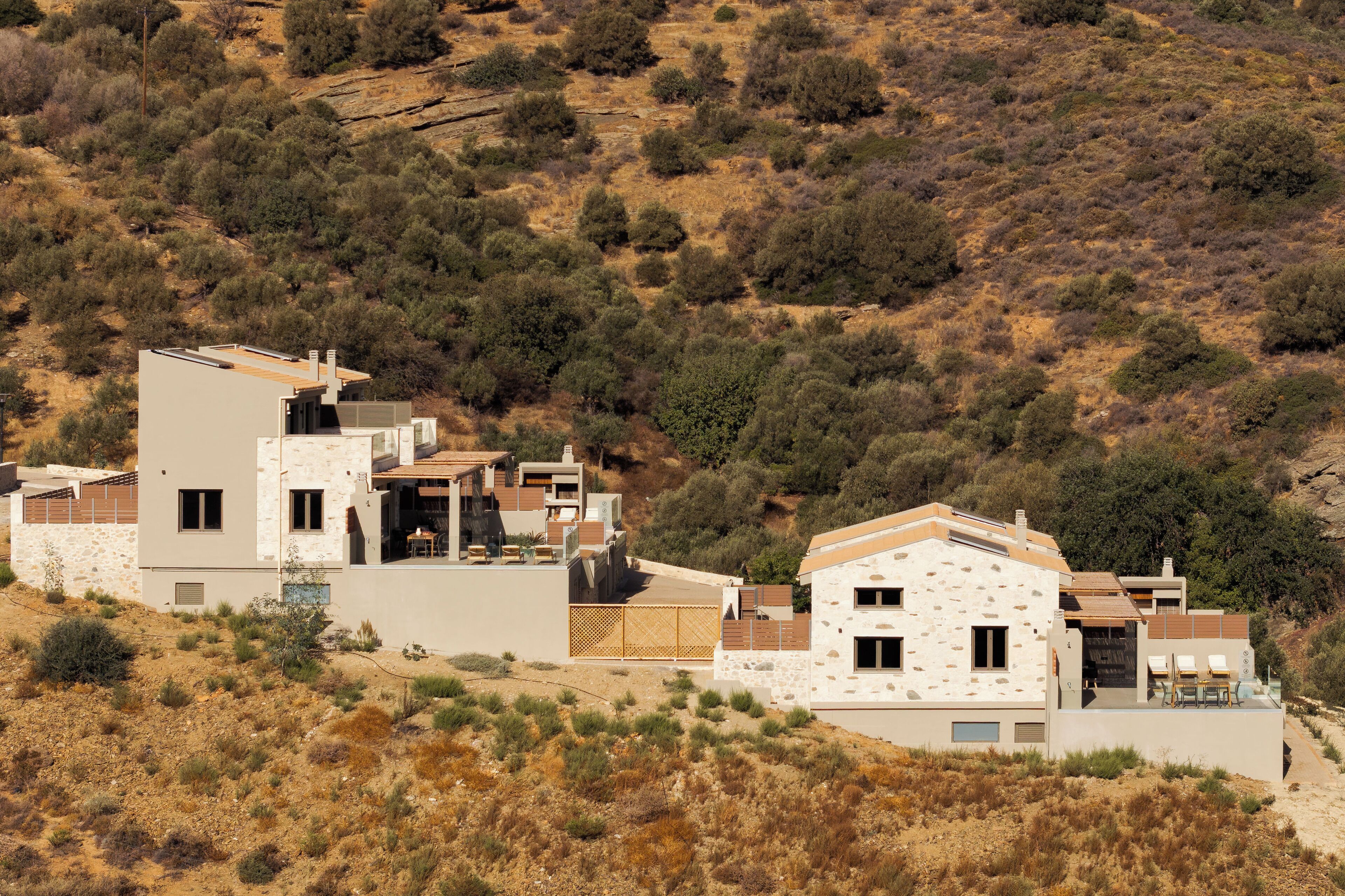 منظر من الجو على ارتفاع عالٍ