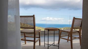 Vila Deluks, pemandangan laut | Teras/patio