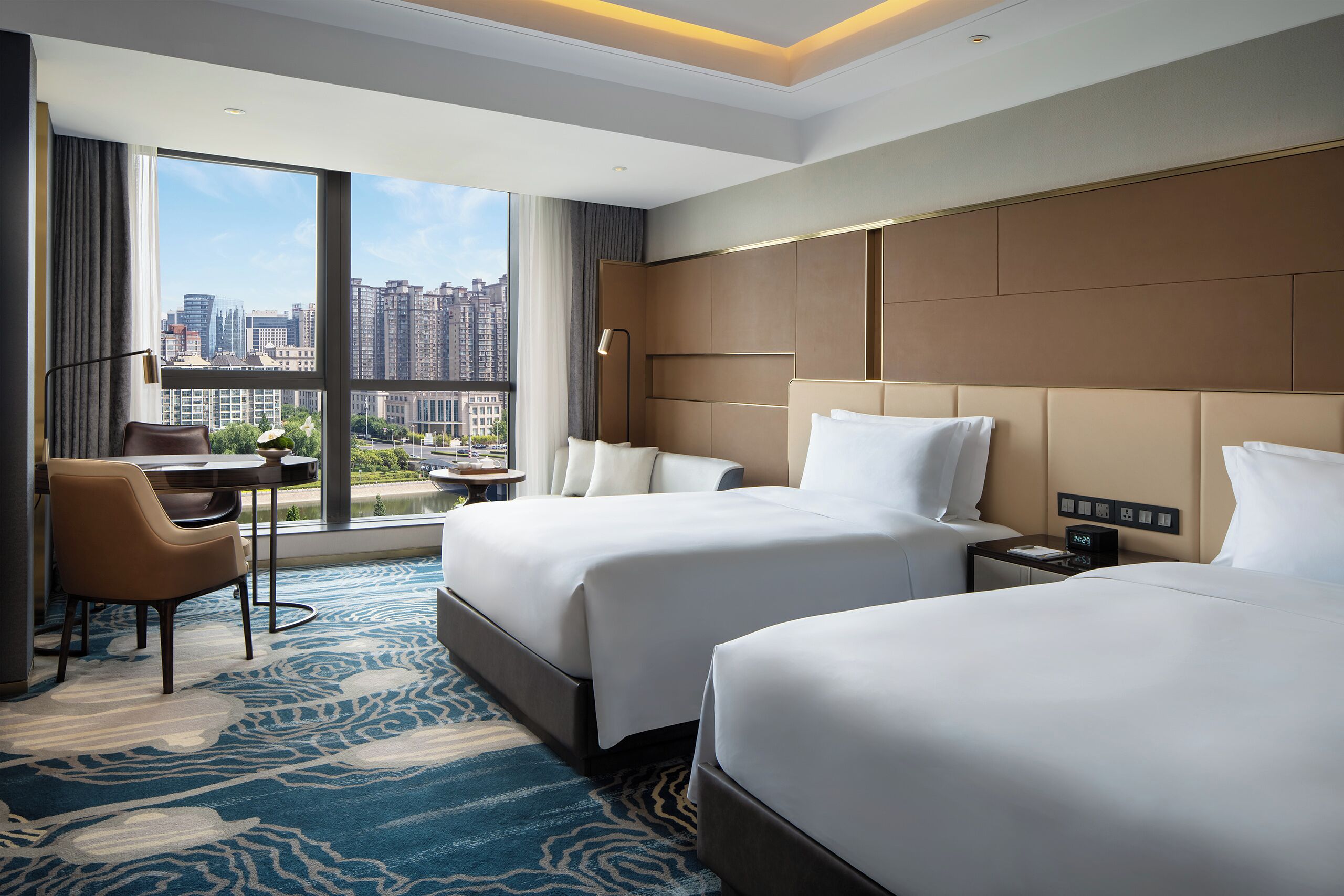 Premium Room, 2 Double Beds | 1 bedroom, down comforters, in-room safe, desk