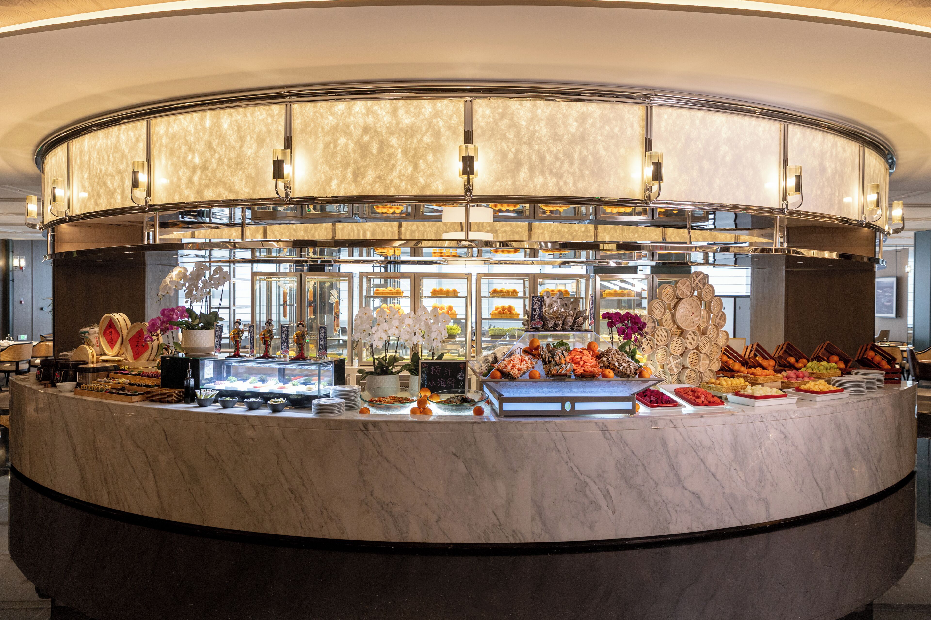 Daily buffet breakfast for a fee
