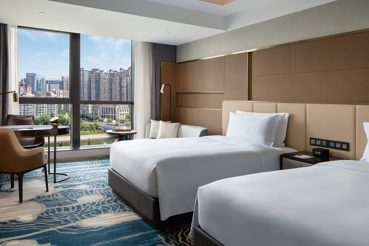 Premium Room, 2 Double Beds, River View
