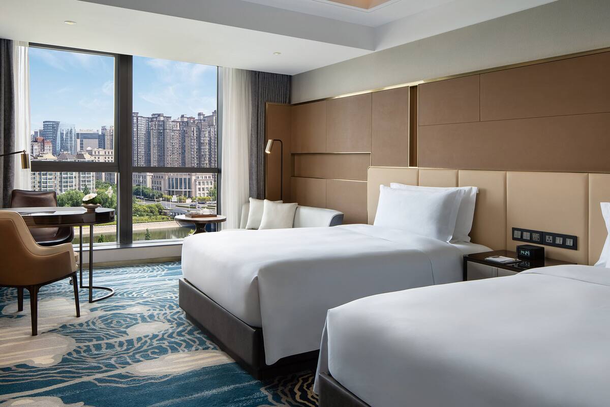 Premium Room, 2 Double Beds, River View