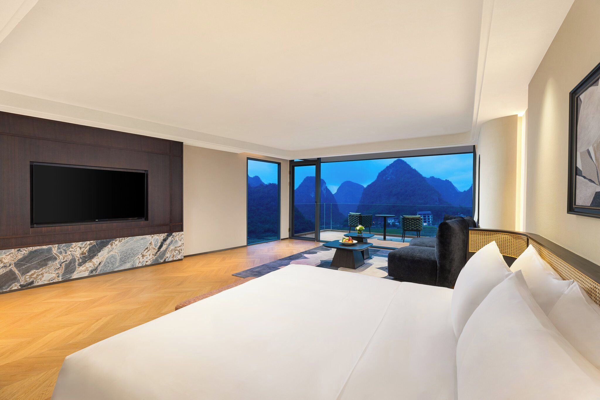 Suíte, 2 quartos (Mountain Residence) | Roupas de cama premium, edredons de pluma