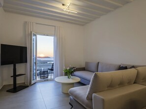 Huis, 2 slaapkamers, balkon, uitzicht op zee | 2 slaapkamers, gratis wifi