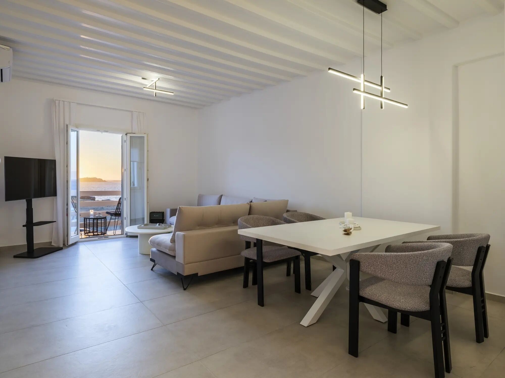 Talo, 2 makuuhuonetta, parveke, merinäköala | 2 makuuhuonetta, ilmainen Wi-Fi