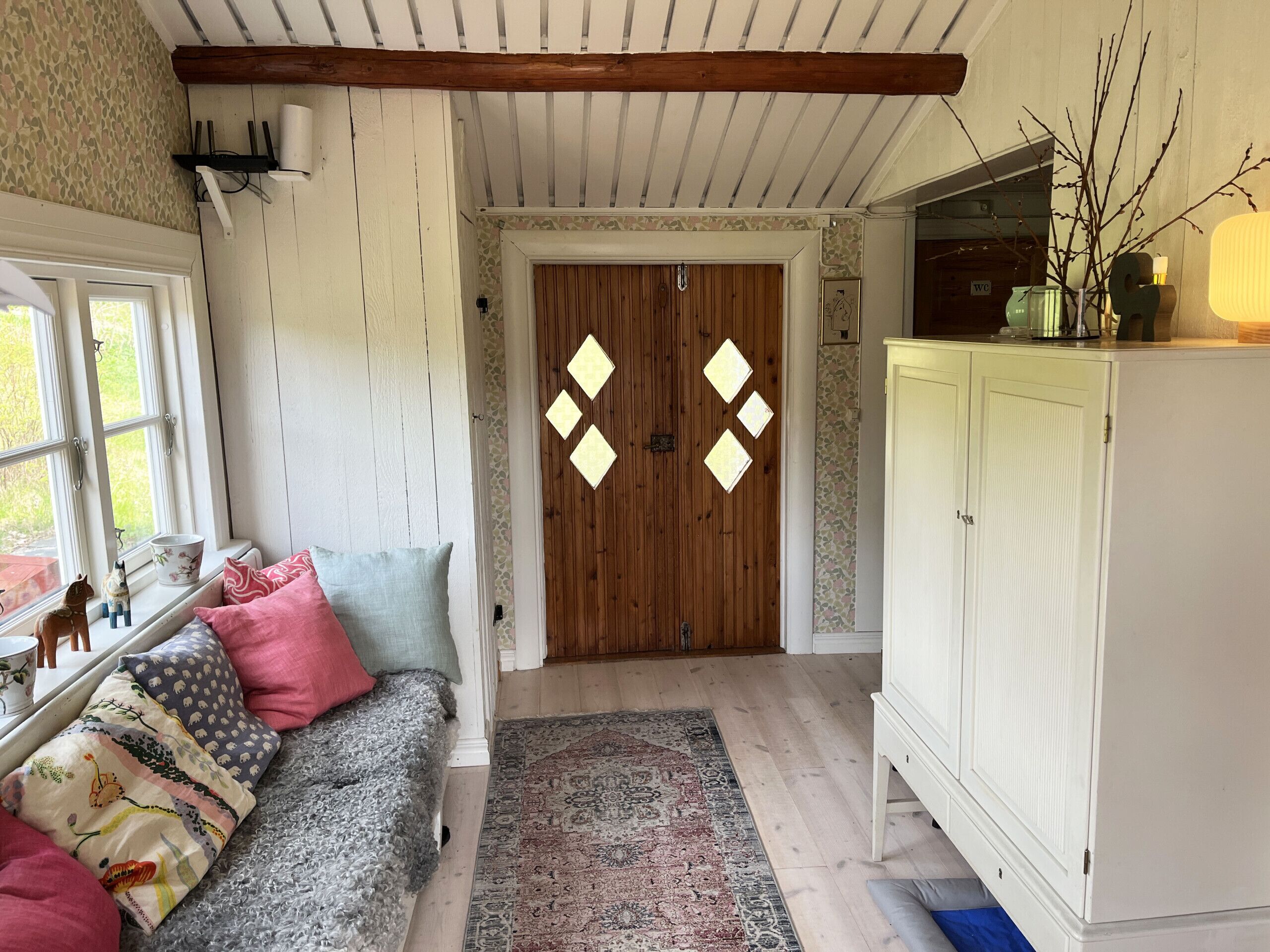 Télévision, cheminée