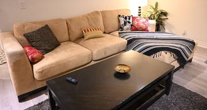 Spacious home in Mississauga with pool table in the basement.