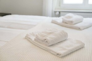 1 غرفة نوم وواي فاي وملاءات أسرّة