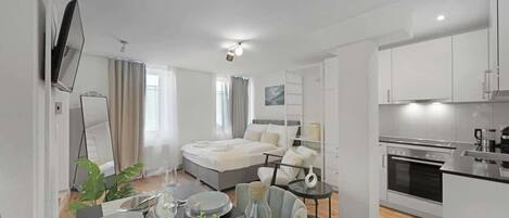 1 soverom, wi-fi og sengetøy