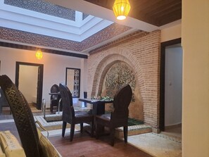 Interior entrance