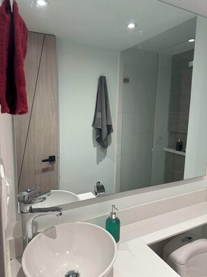 Towels, soap, toilet paper