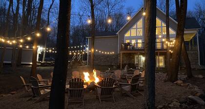 Family Friendly Mountain Getaway with Theater & Arcade in the Laurel Highlands