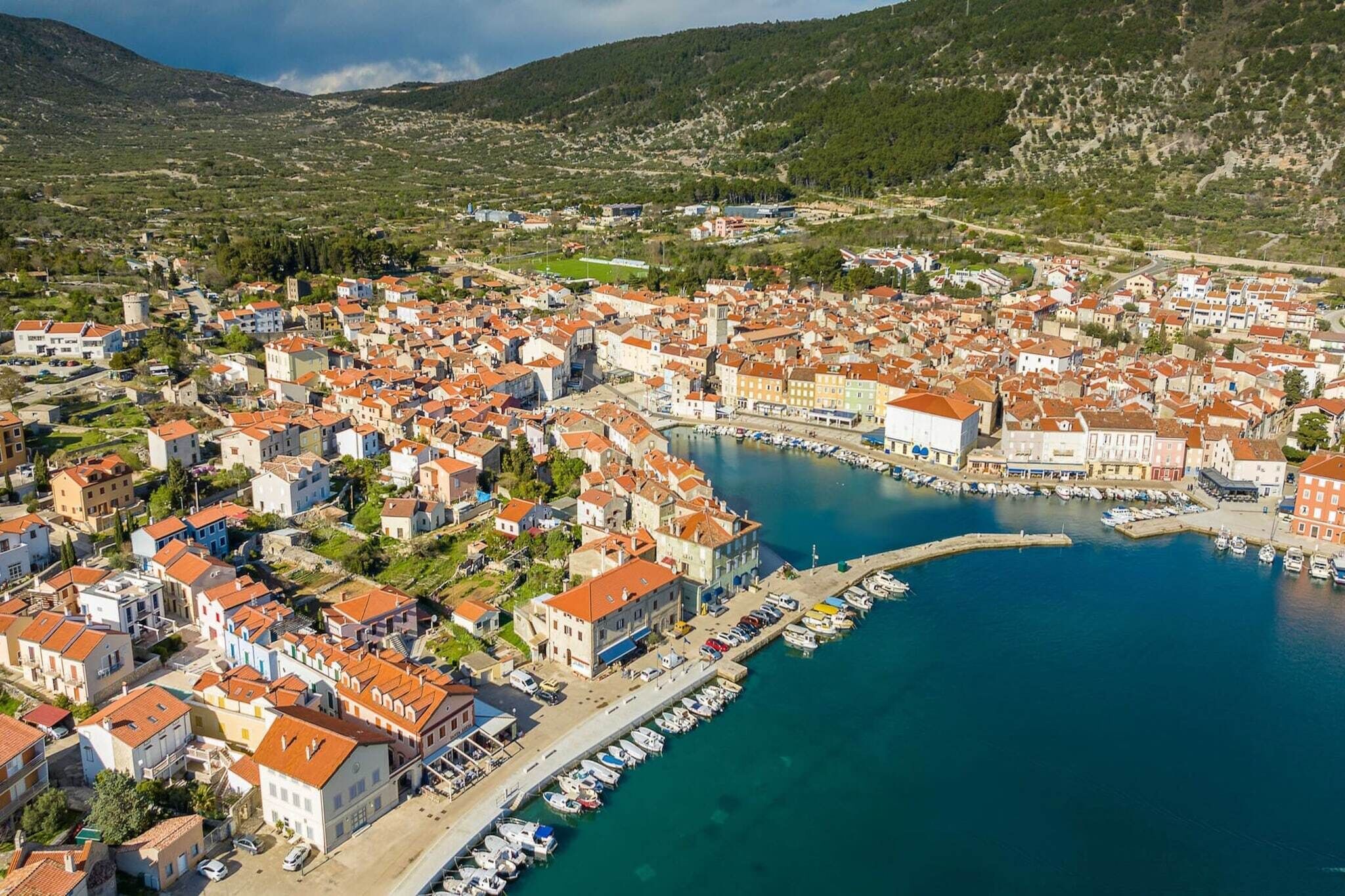 منظر من الجو على ارتفاع عالٍ