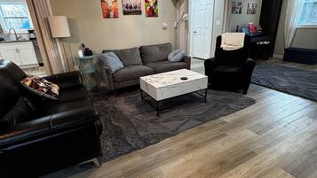 Smart TV, DVD player, books