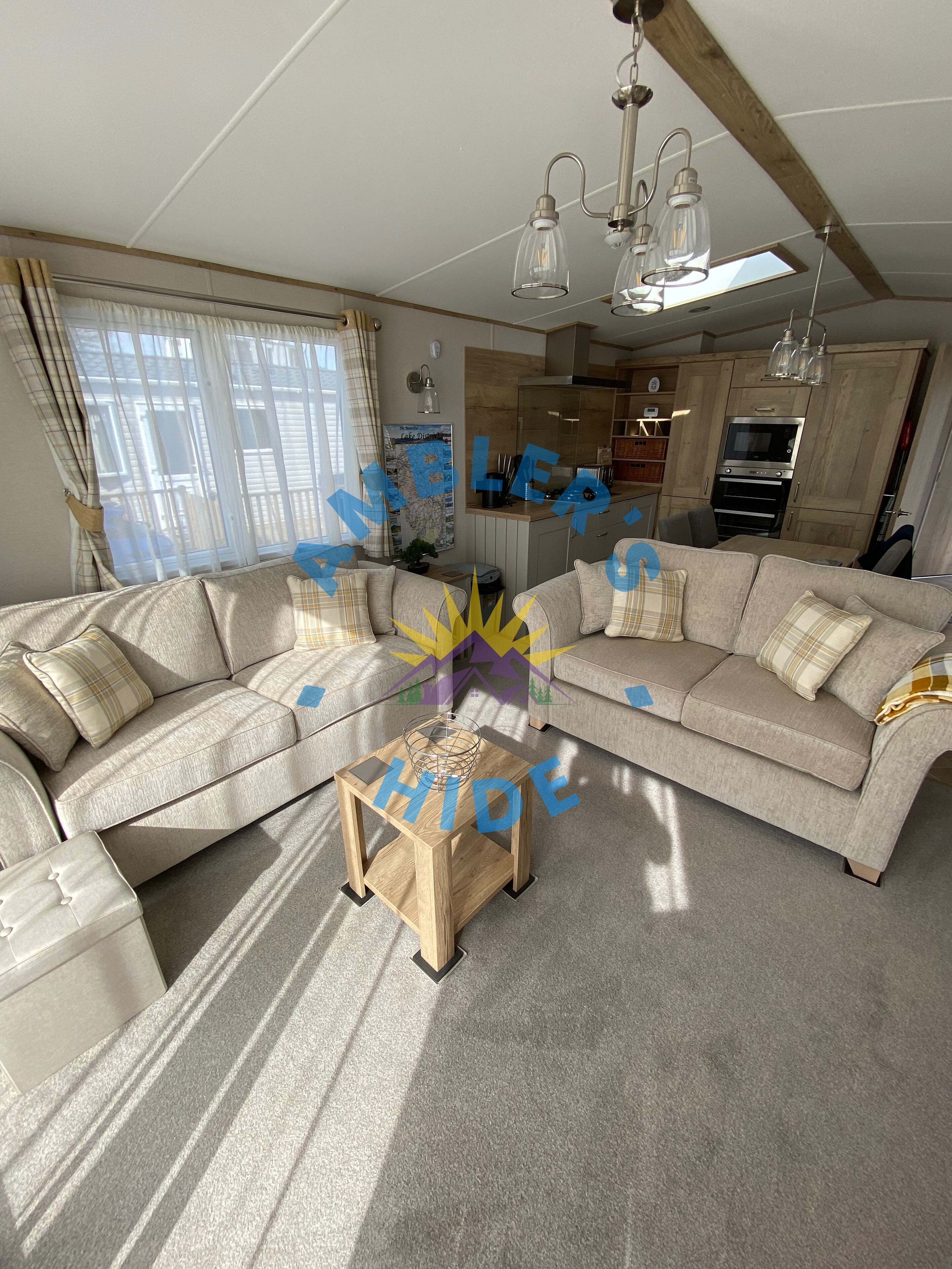 Smart TV, fireplace, DVD player, books