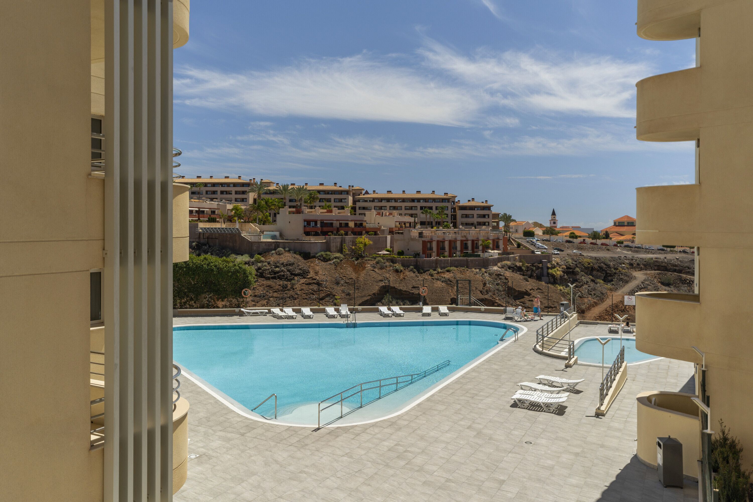 Et oppvarmet basseng