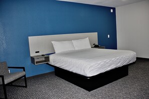 Eenpersoonskamer, 1 kingsize bed | Geluiddichte muren, gratis wifi