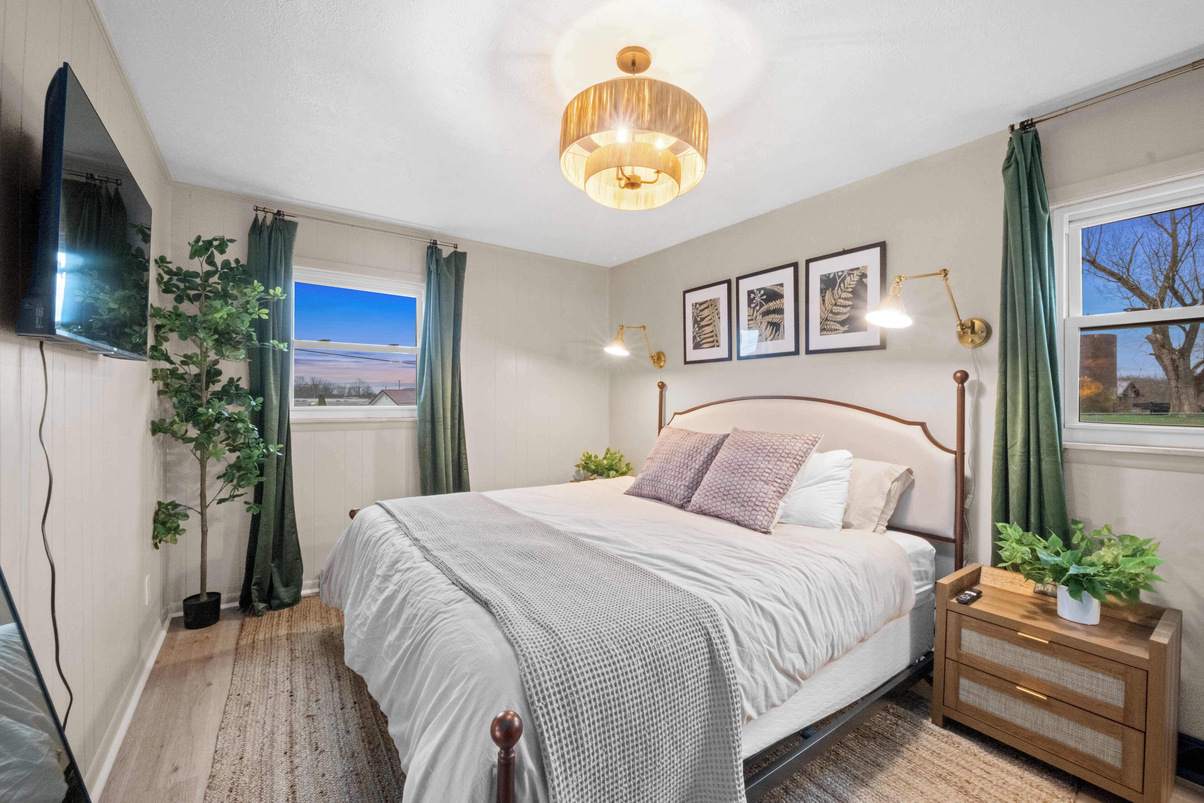 3 slaapkamers, een strijkplank/strijkijzer, reisbedje, gratis wifi