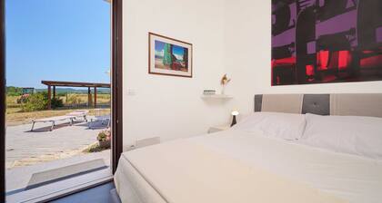 Zimmer 'Riotorto' mit gemeinsamer Terrasse, Wi-Fi und Klimaanlage