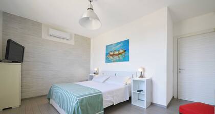 Appartement "La Casa Rossa" avec terrasse partagée, Wi-Fi et climatisation