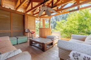 Terrace/patio - Wonderful large family cottage (Curacavi-Lolenco)