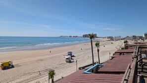 On the beach