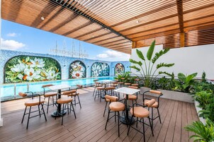 Piscina en la azotea