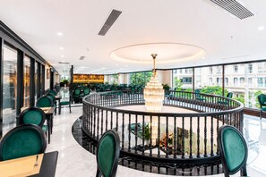 Sitteområde i lobbyen