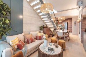 TV, offices - Apt | 3 bedroom| 6 guests | private jacuzzi (Punta Cana)