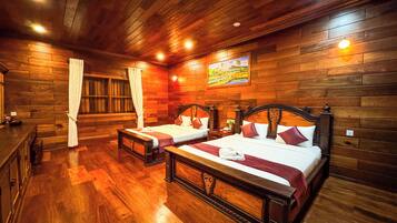 Ropa de cama de alta calidad y minibar