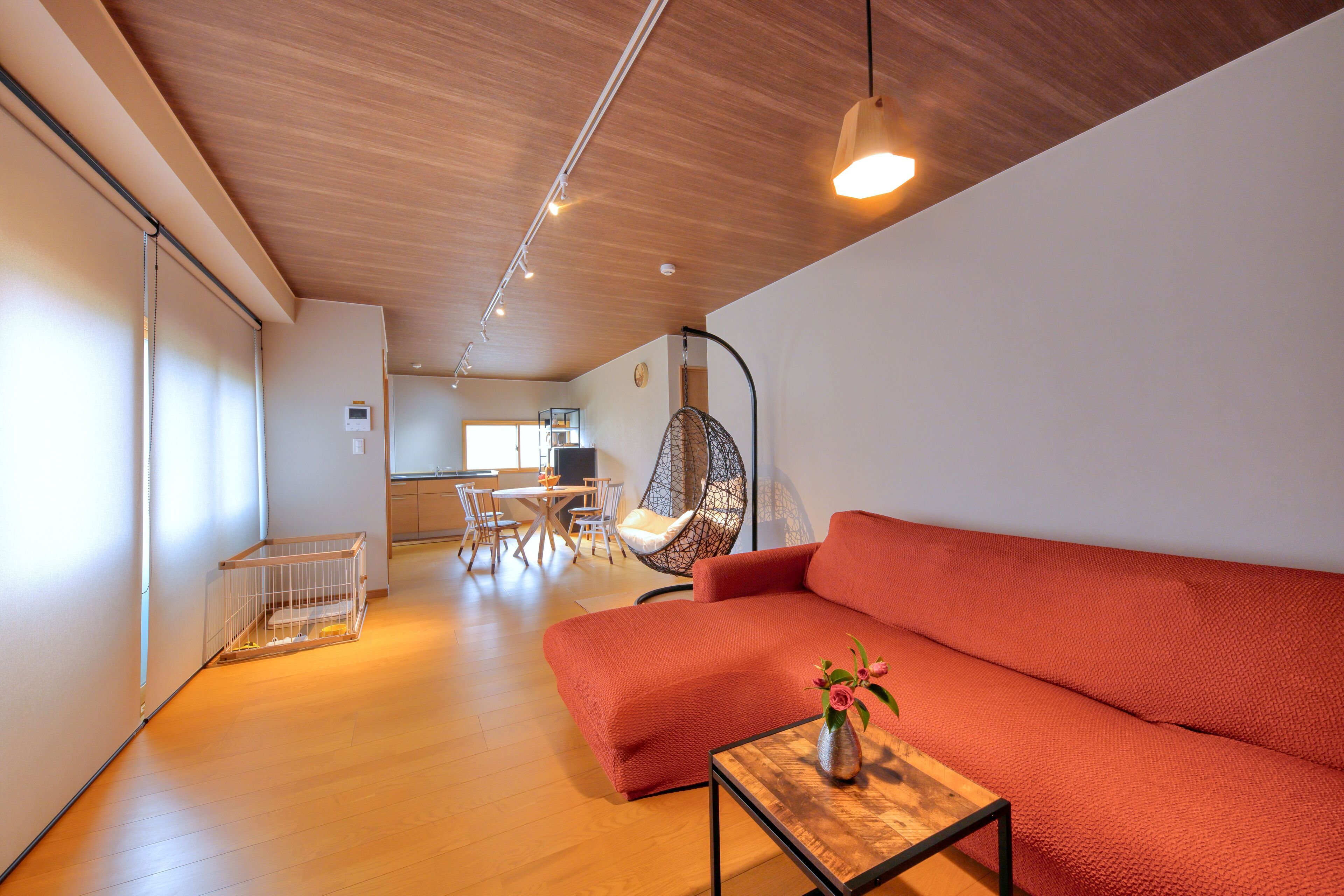 Casa de campo família, para não fumantes, vista para a montanha (plum,Dog friendly) | Área de estar | Smart TV 60 polegadas com canais a cabo