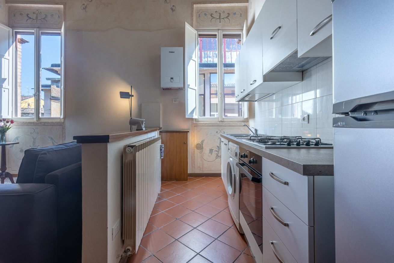 Fridge, oven, stovetop, toaster