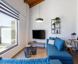 Villa | Living room - Diamond Villa With Swimming Pool (Malevizi)