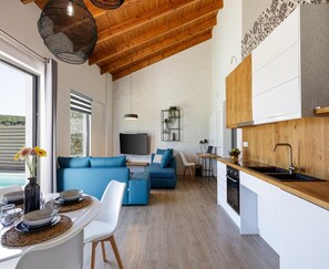 Villa | Living room - Diamond Villa With Swimming Pool (Malevizi)