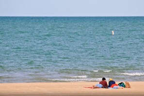 Tæt på stranden