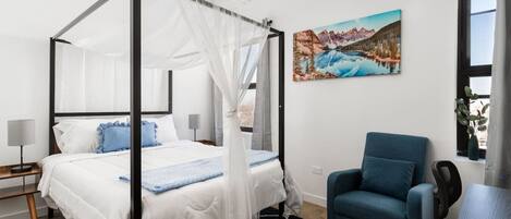 1 Schlafzimmer, Schreibtisch, Bügeleisen/Bügelbrett, WLAN