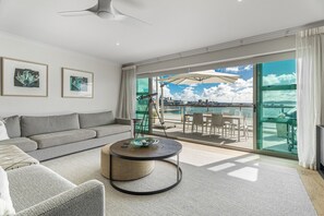 Smart TV, books, stereo