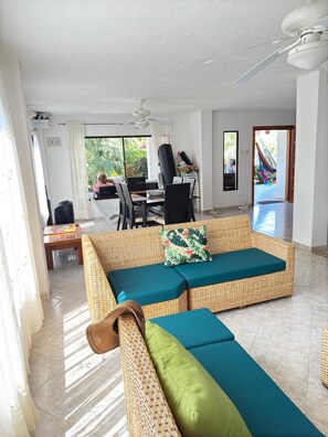House, 5 Bedrooms, Accessible, Smoking | Living room - House Villa Las Marias (Juan de Acosta)