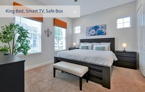 5 bedrooms, iron/ironing board, travel cot, WiFi