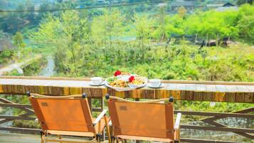 Vue depuis l’hébergement