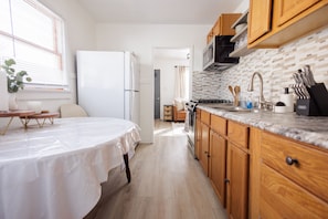 Microwave, oven, stovetop
