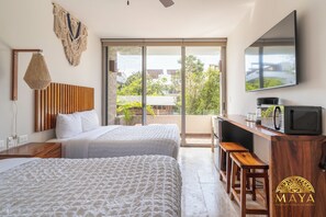 1 間臥室、客房內保險箱、熨斗/熨衣板、免費無線上網