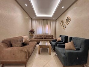 Living area - The Cristal House (Marrakech)