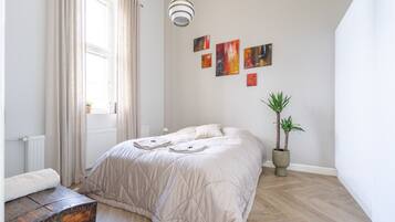 1 makuuhuone, työpöytä, silitysrauta/-lauta, ilmainen Wi-Fi