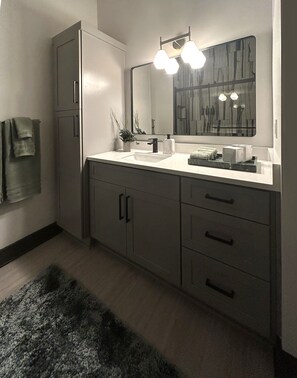 Shower, towels, soap, toilet paper - Here, Kitty Kitty... (Augusta)