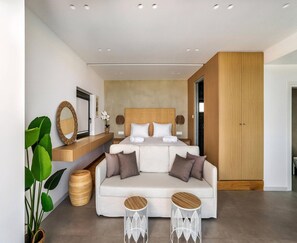 Living room - Villa in Gournes With Private Pool & Sea Views (Hersonissos)